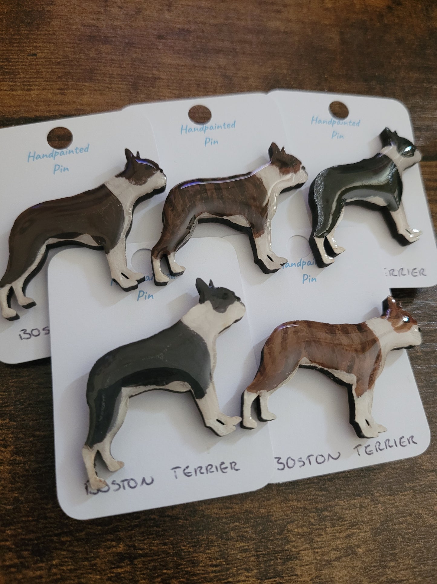 Boston Terrier Pins - Original Painted Pins