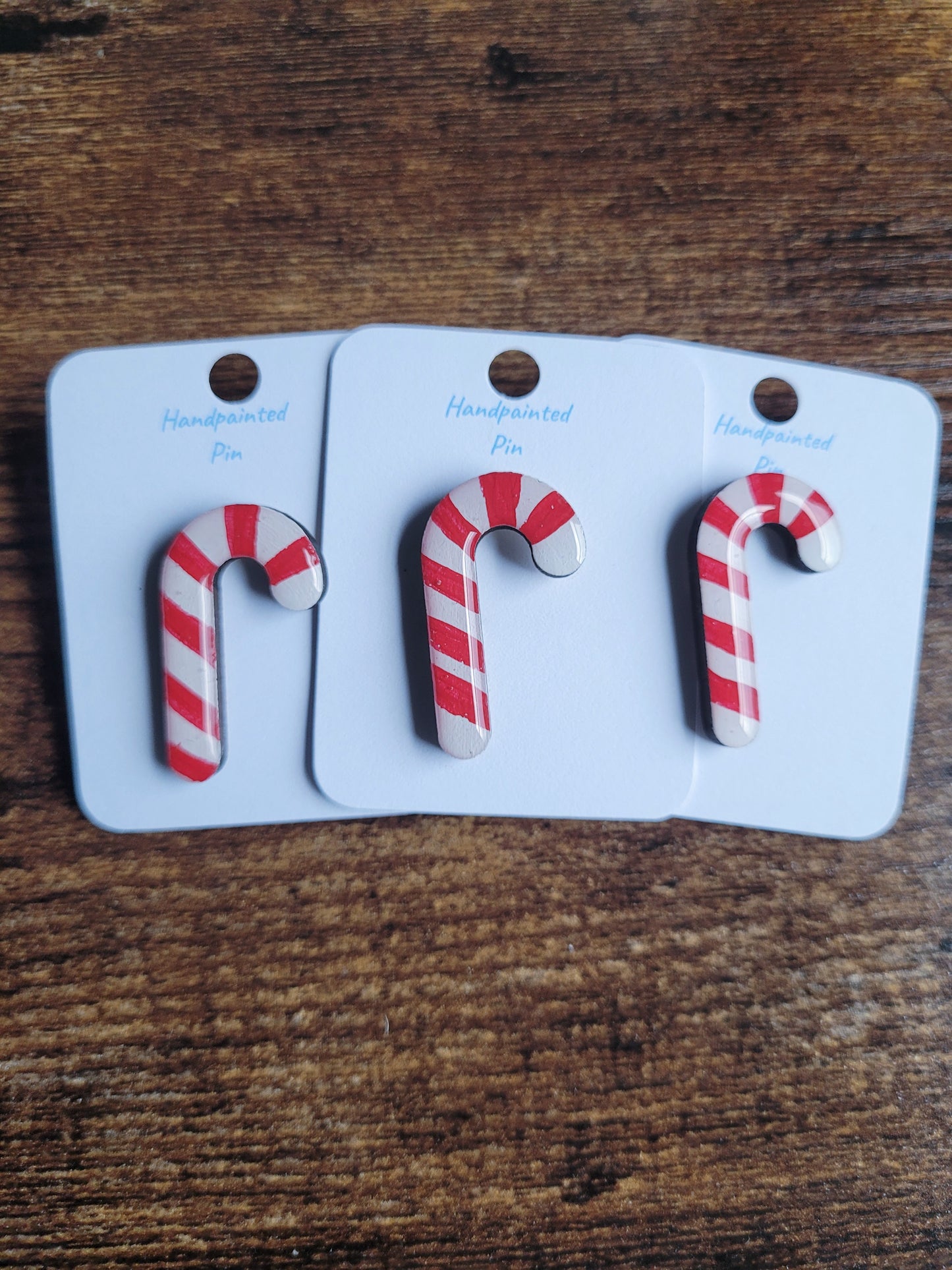 Candy Cane Pins - Original Painted Pins