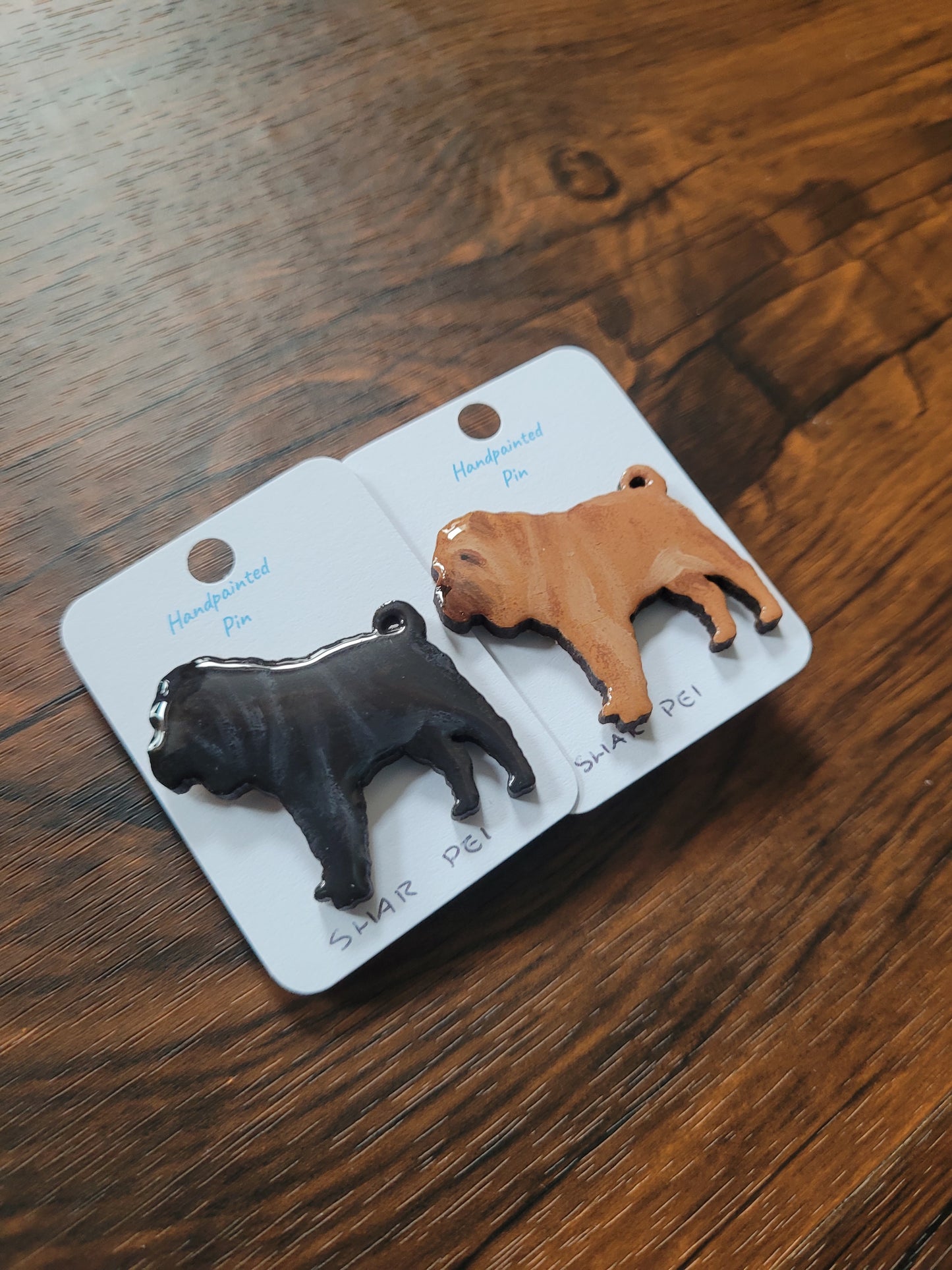 Shar Pei Pins - Original Painted Pins