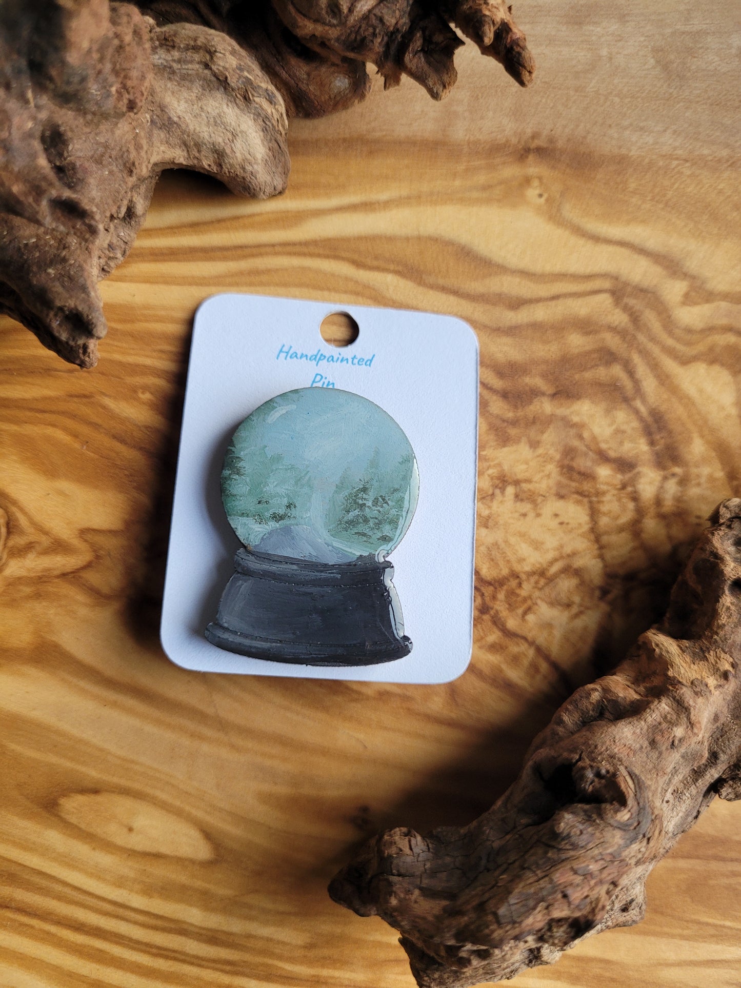 Snowglobe Pins - Original Painted Pins