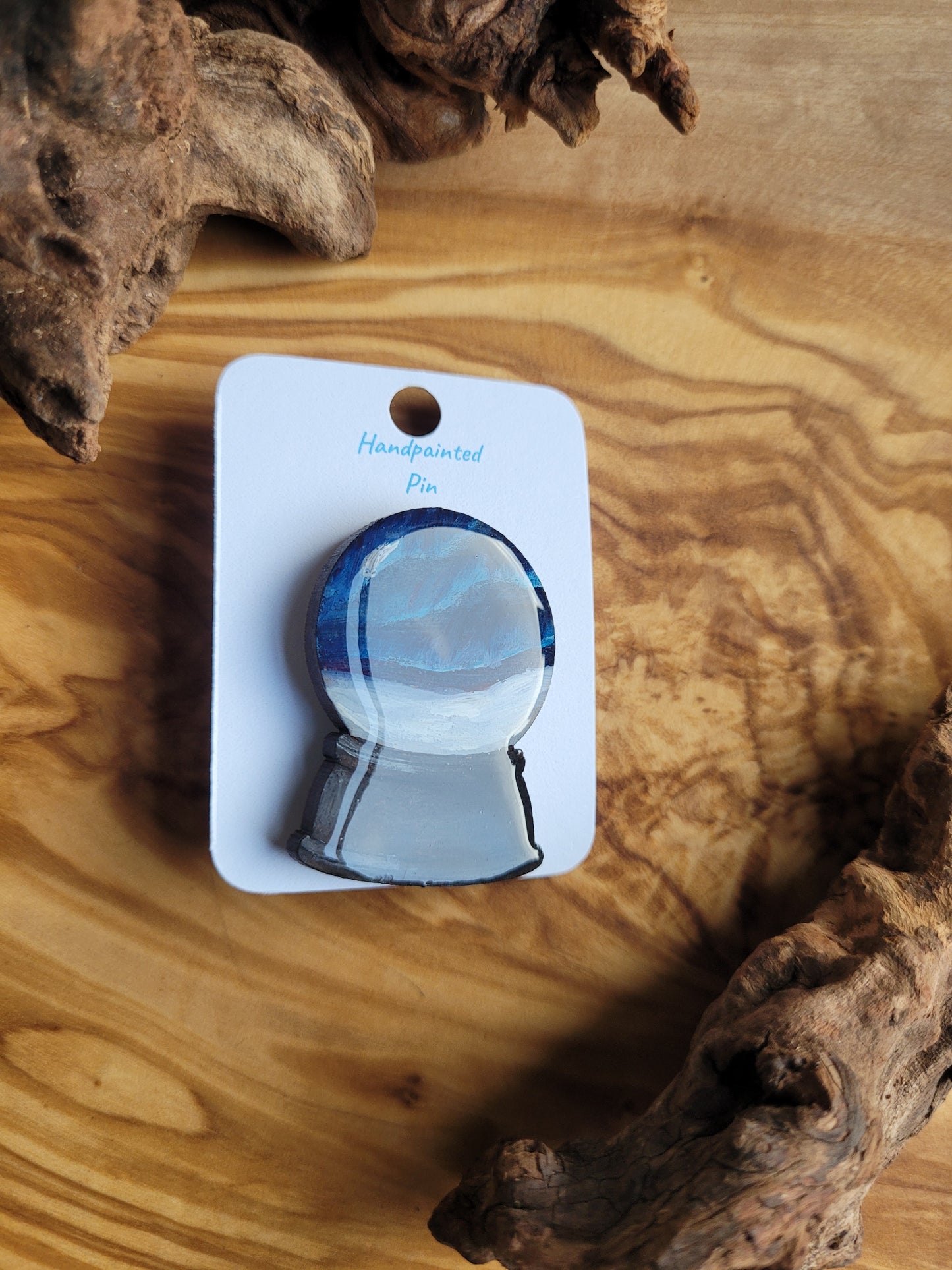 Snowglobe Pins - Original Painted Pins