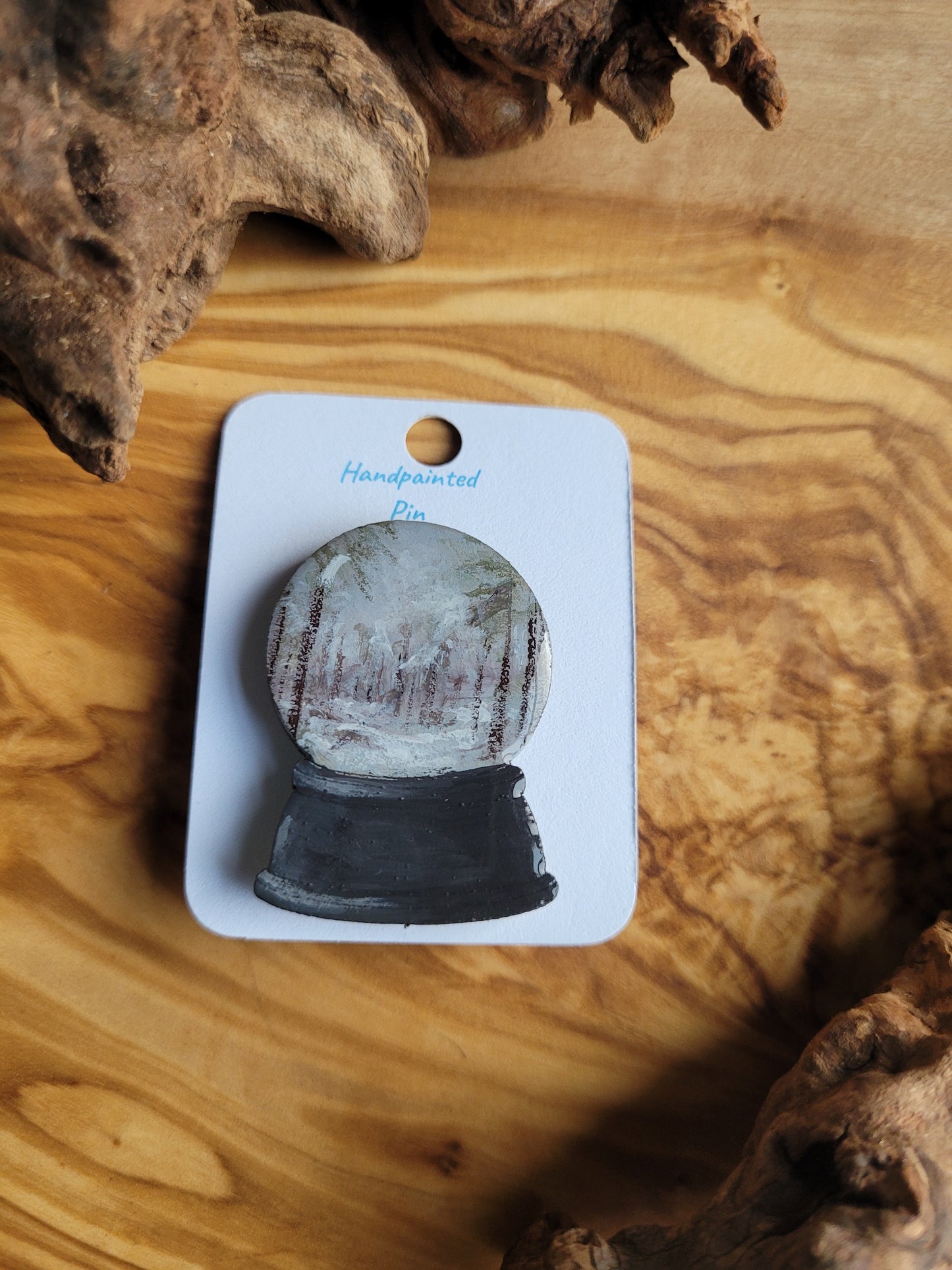 Snowglobe Pins - Original Painted Pins