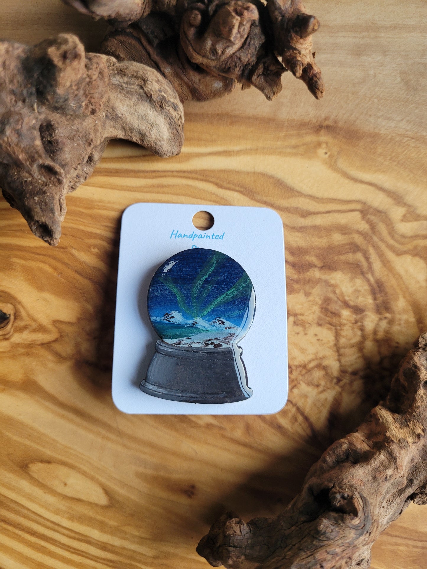 Snowglobe Pins - Original Painted Pins