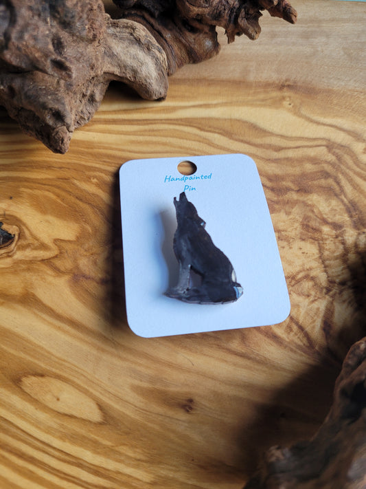 Wolf Pins - Original Painted Pins