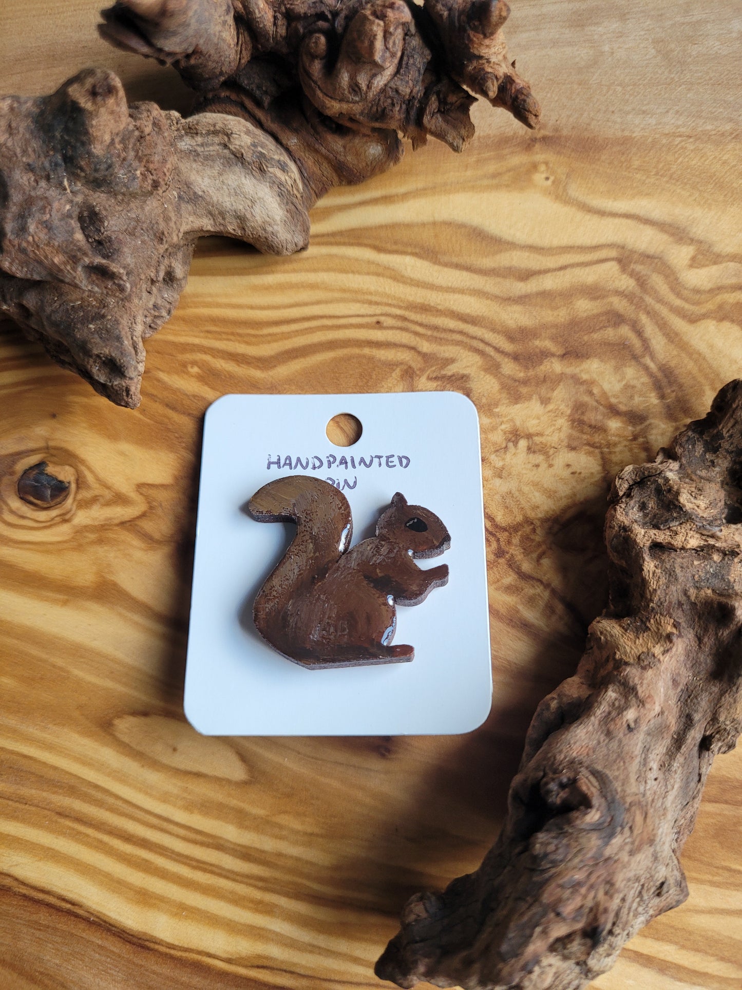 Squirrel Pins - Original Painted Pin