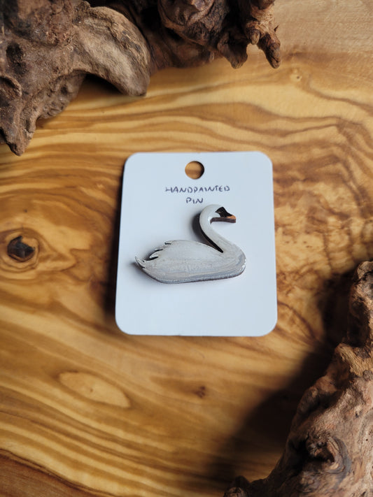 Swan Pins - Original Painted Pins