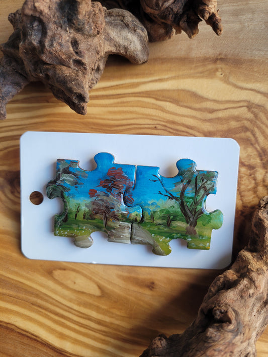 Jigsaw Pin Set - Original Paintings