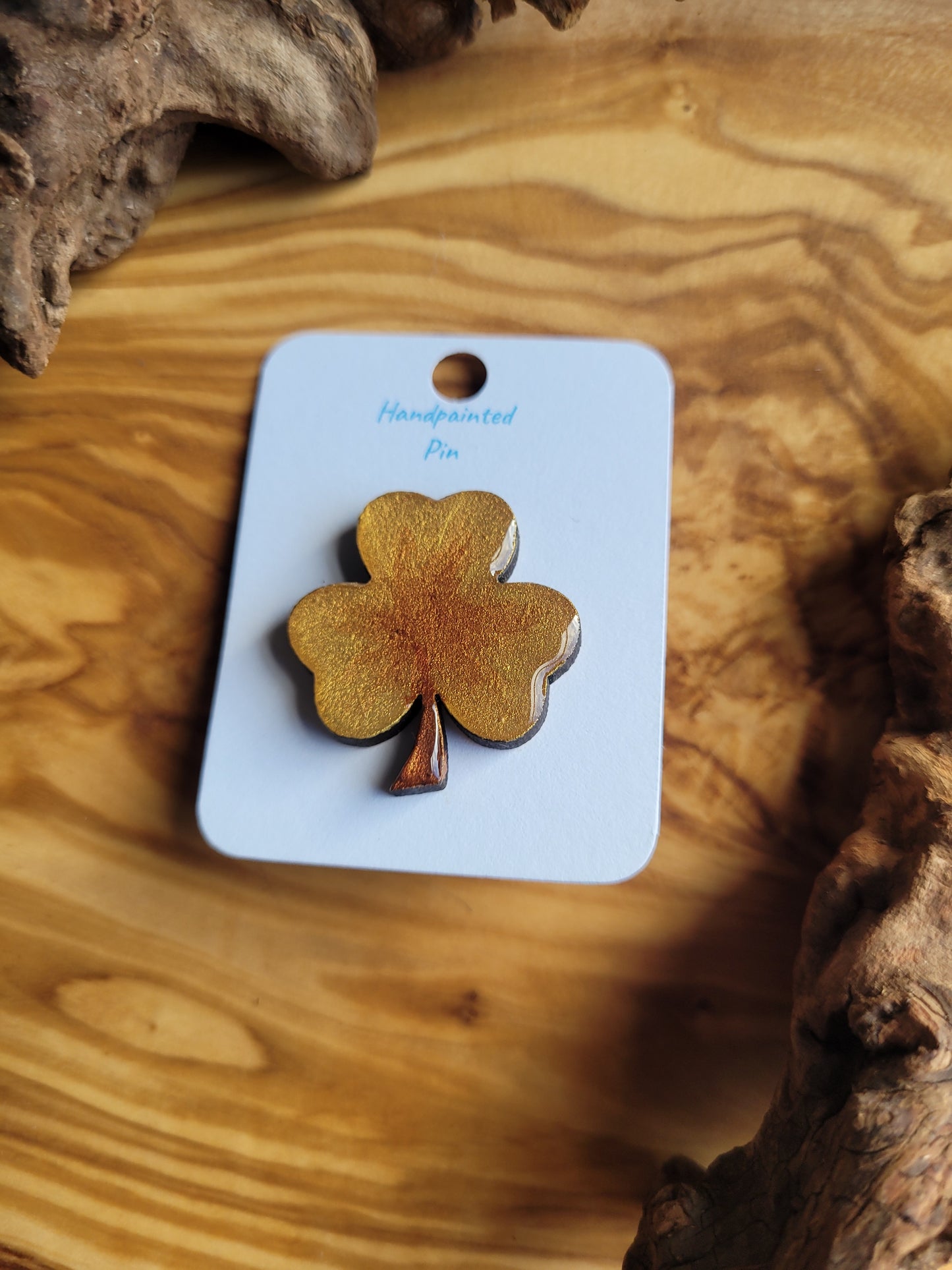 Shamrock Clover Pins - Original Painted Pins