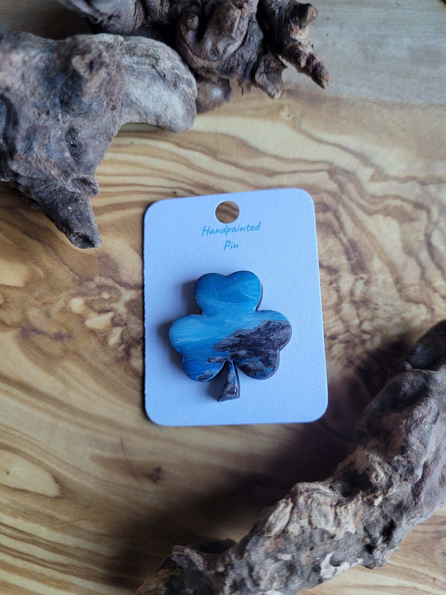 Shamrock Clover Pins - Original Painted Pins