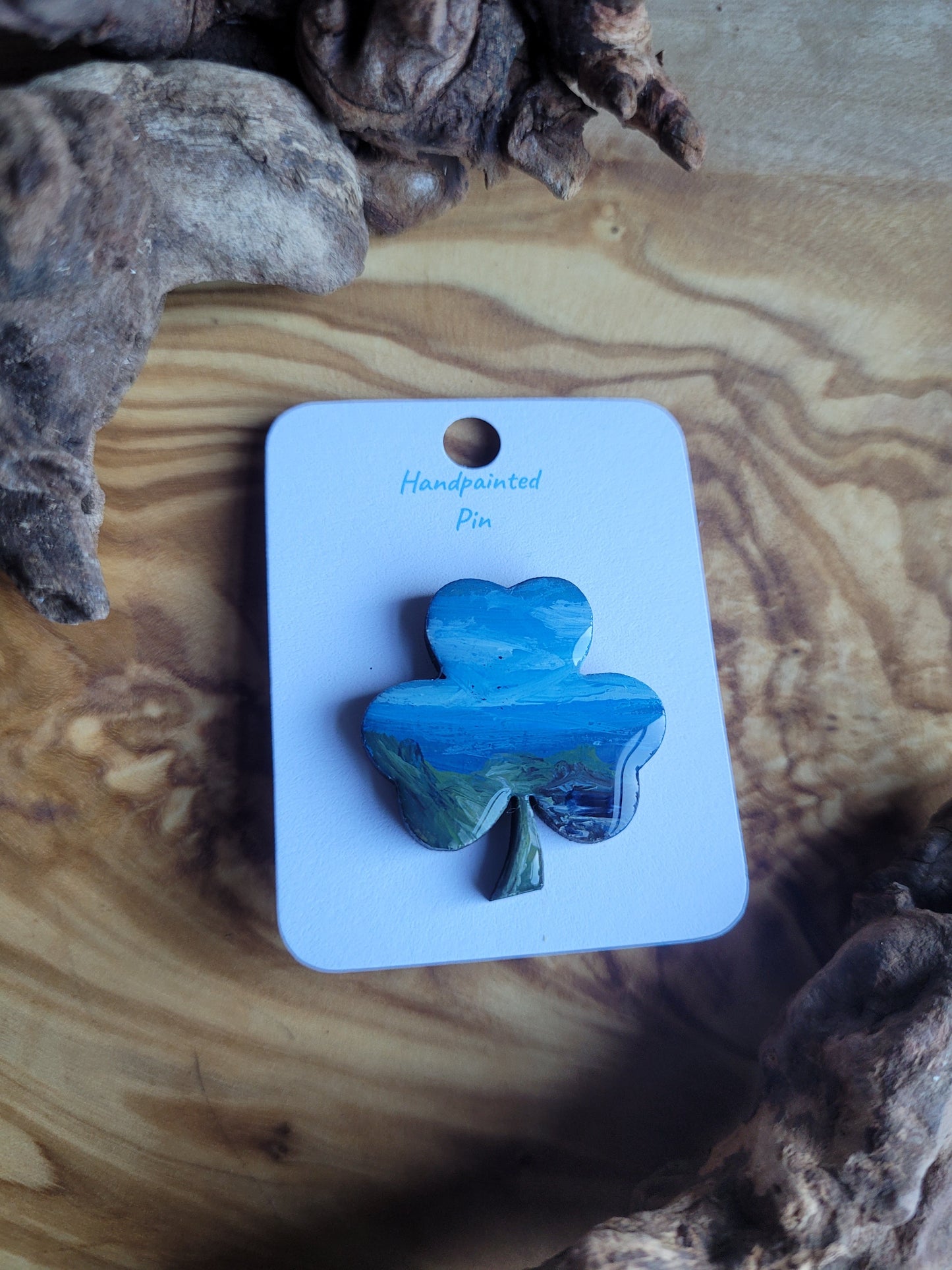 Shamrock Clover Pins - Original Painted Pins