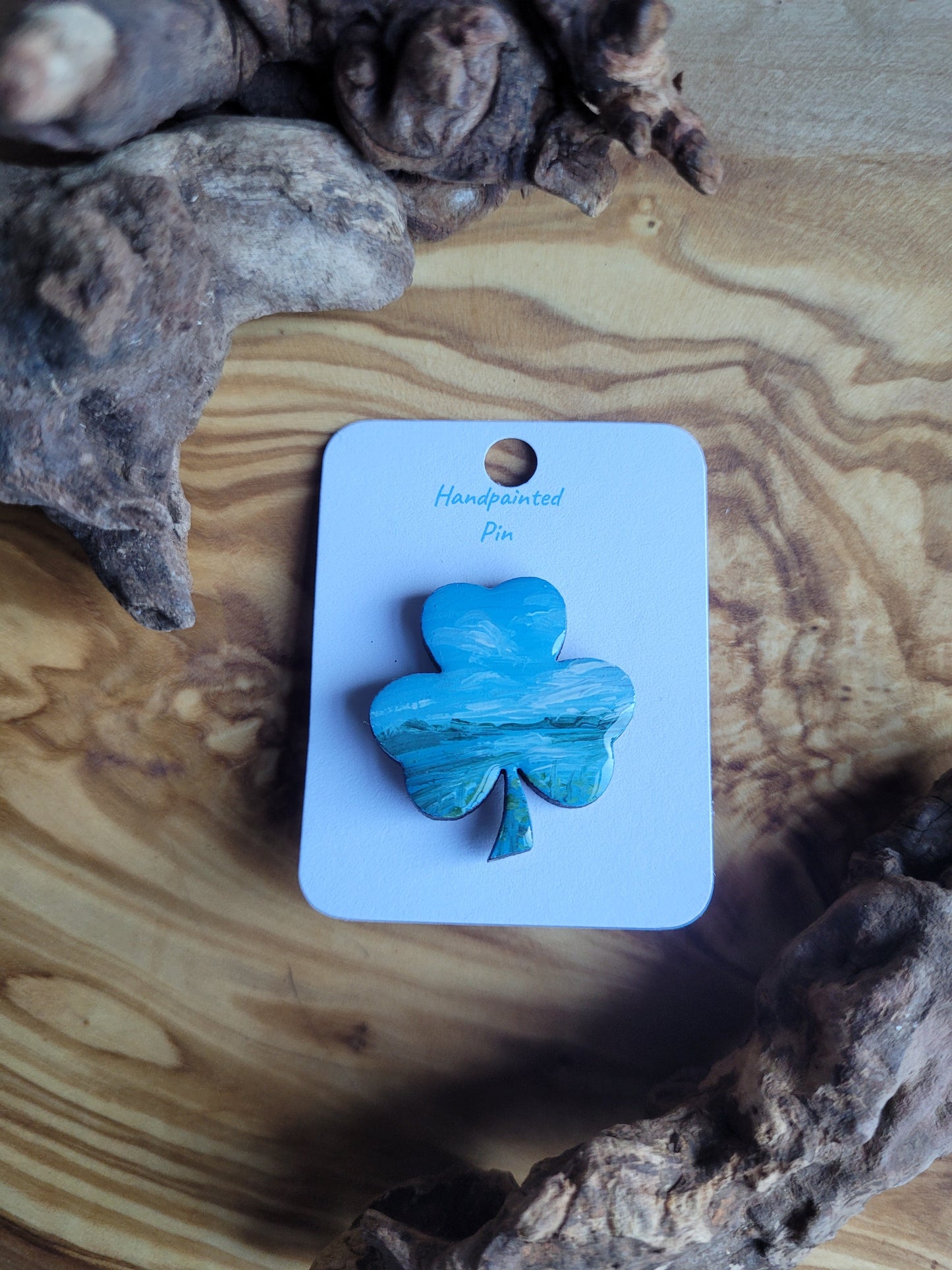 Shamrock Clover Pins - Original Painted Pins