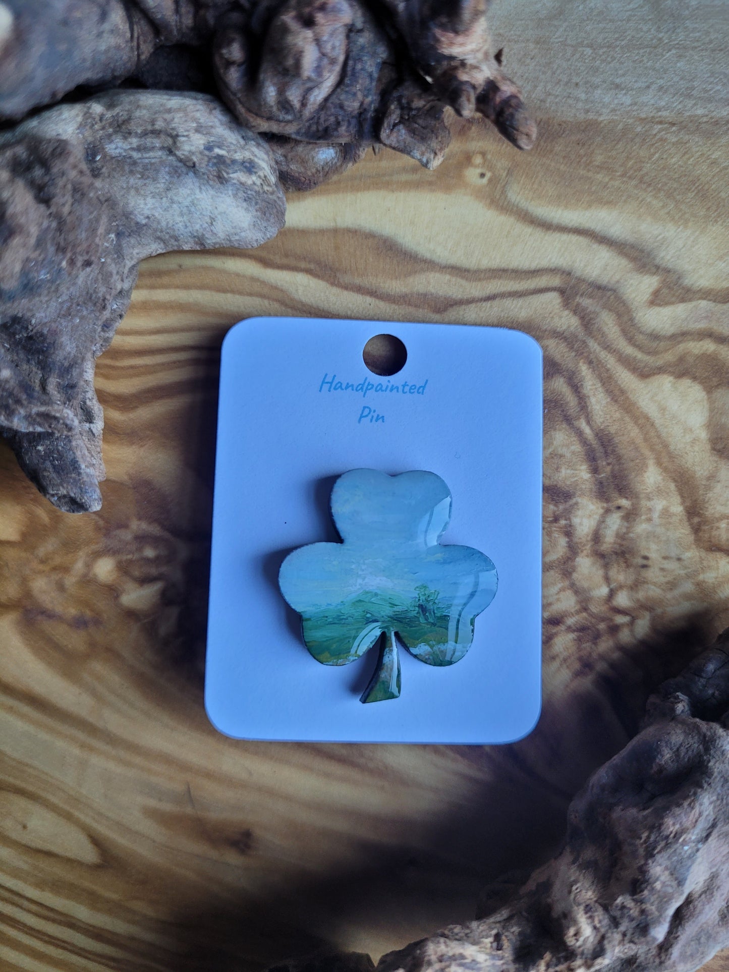 Shamrock Clover Pins - Original Painted Pins