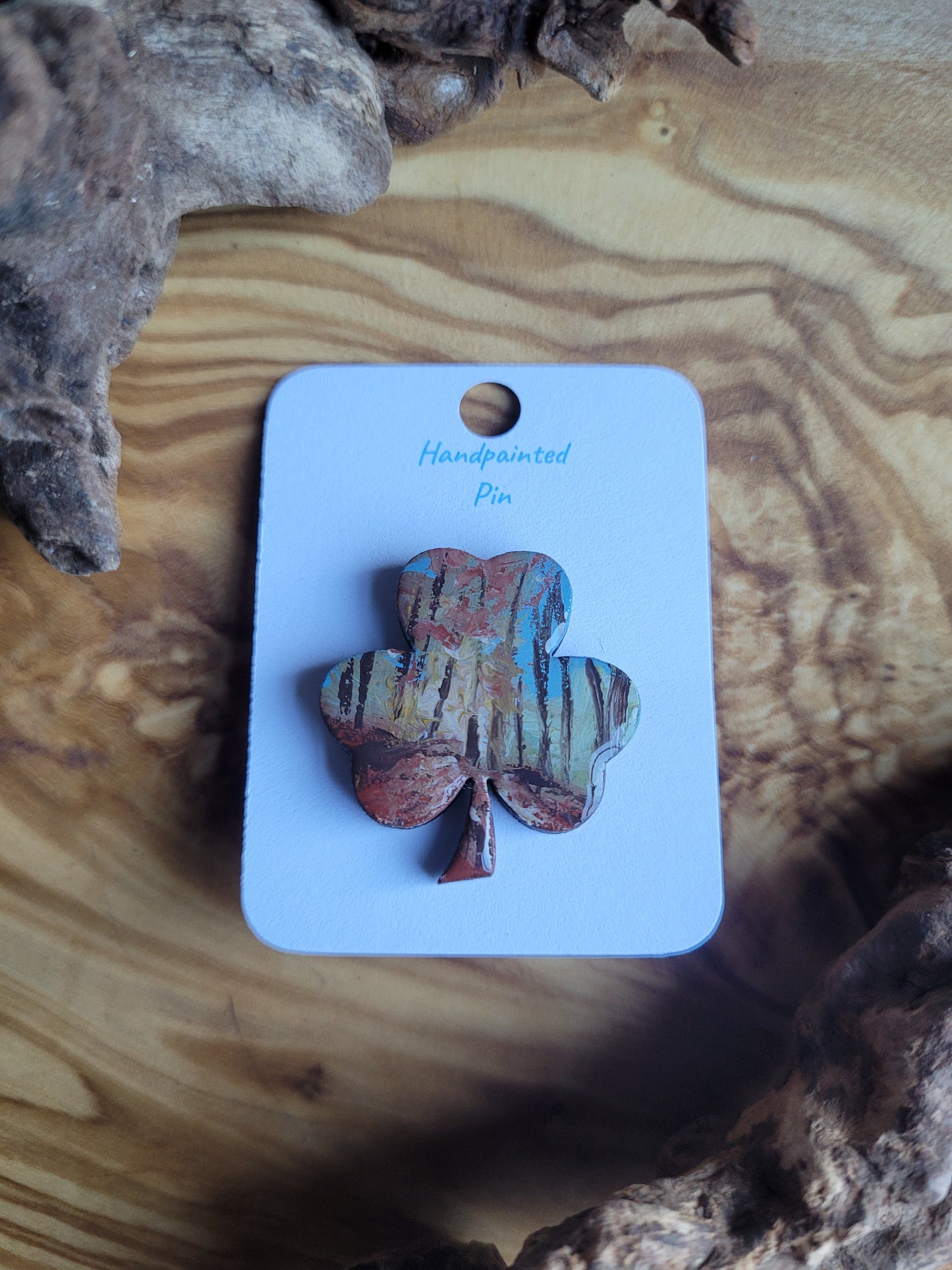 Shamrock Clover Pins - Original Painted Pins