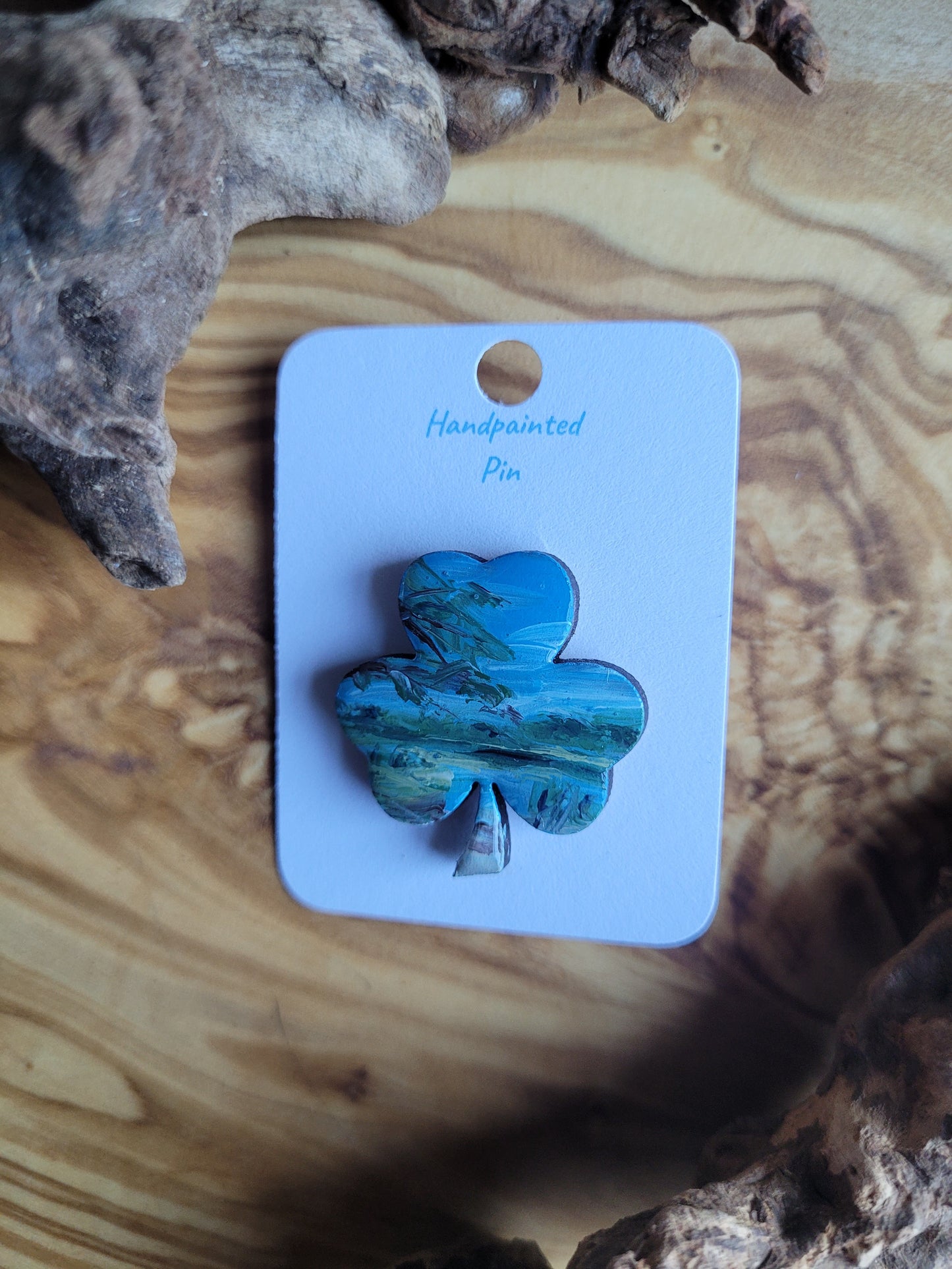 Shamrock Clover Pins - Original Painted Pins