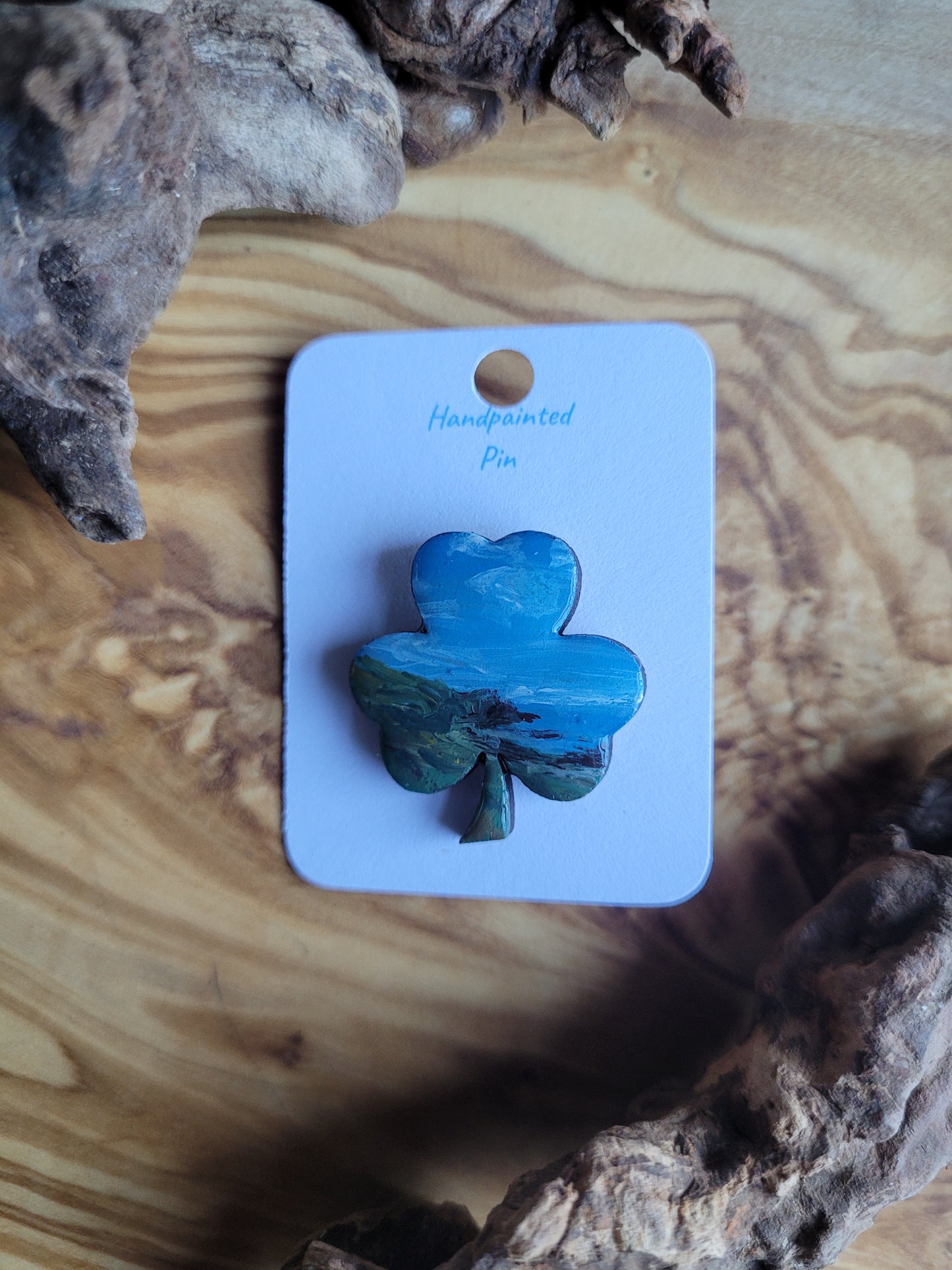 Shamrock Clover Pins - Original Painted Pins