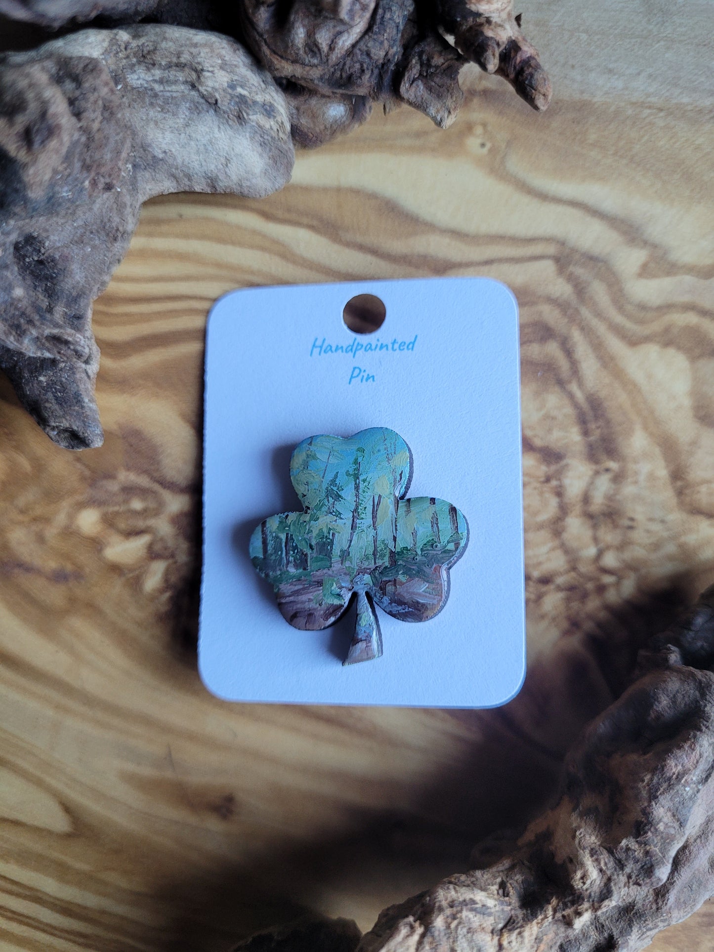 Shamrock Clover Pins - Original Painted Pins