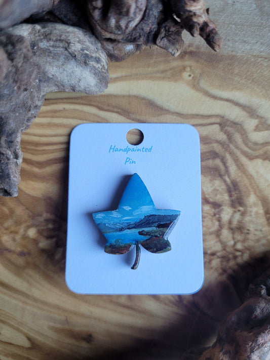Ivy Leaf Pins - Original Painted Pins