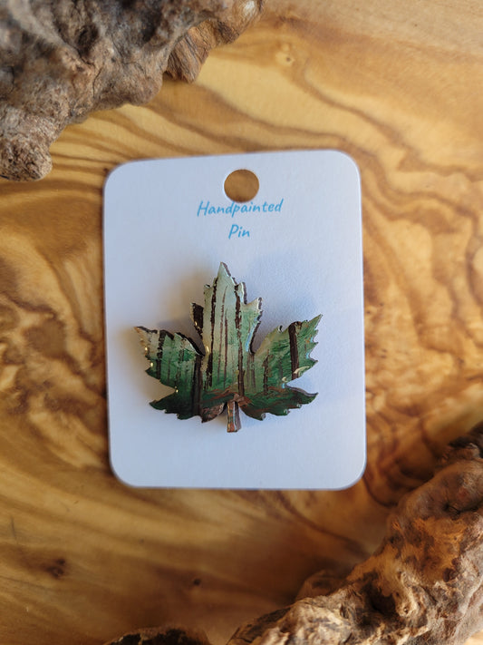 Maple Leaf Pins - Original Paintings
