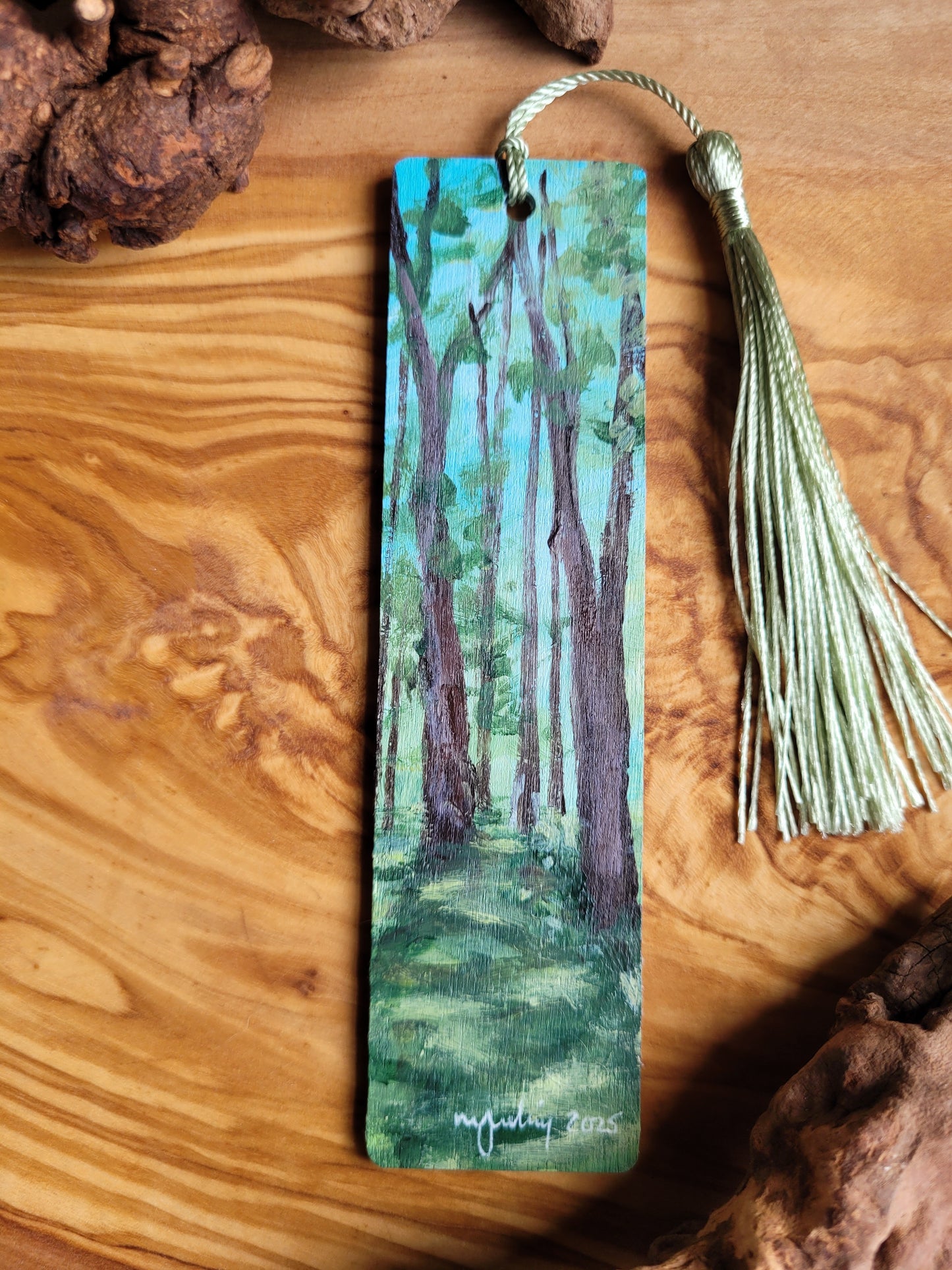 Bookmarks - Hand - Painted Wooden Bookmarks