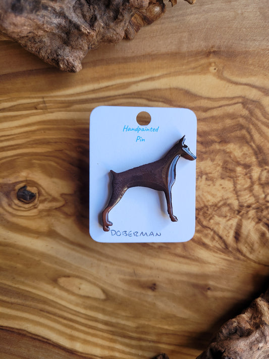 Doberman Pins - Original Painted Pins