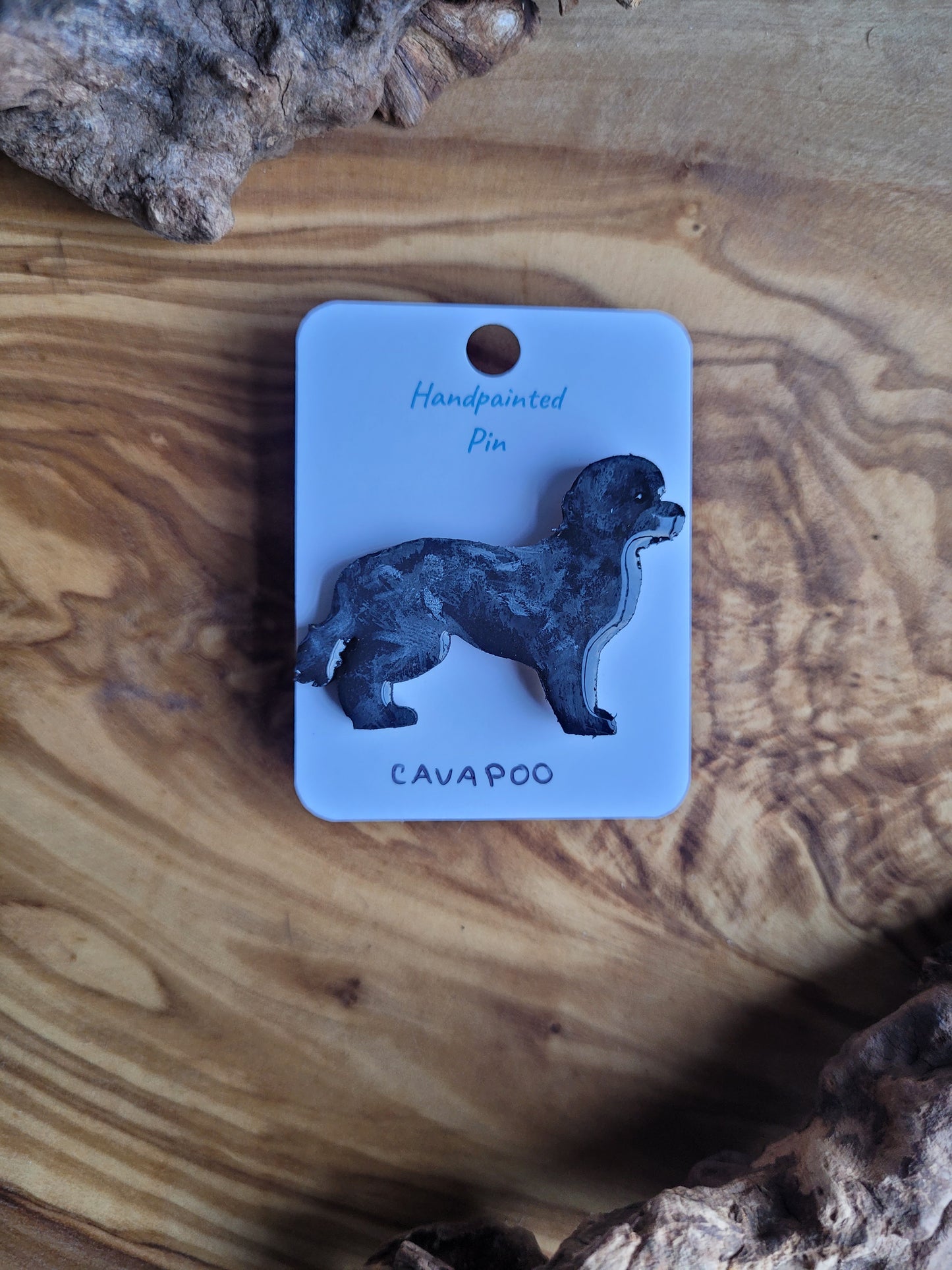 Cavapoo Dog Pins - Original Painted Pins