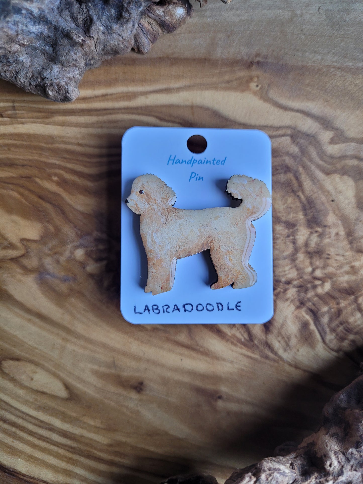Labradoodle Pins - Original Painted Pins