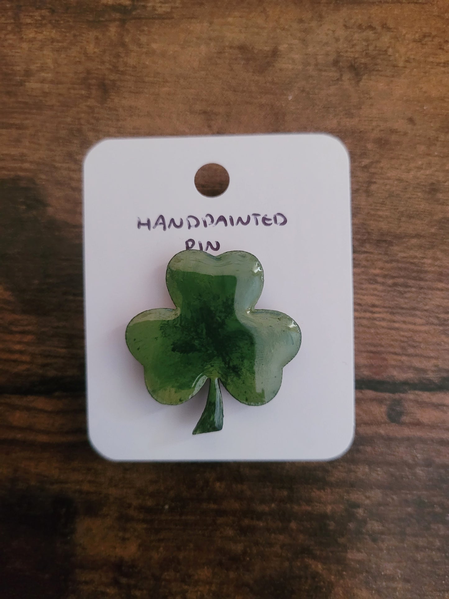 Painted Clover Pins