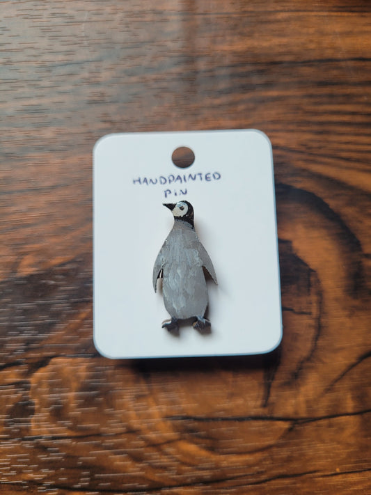 Painted Penguin Pins