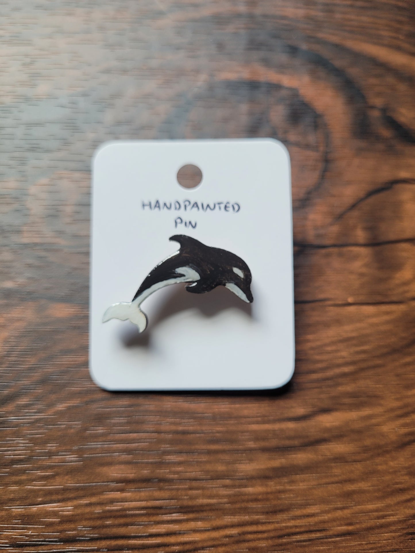 Dolphin & Orca Pins - Original Paintings