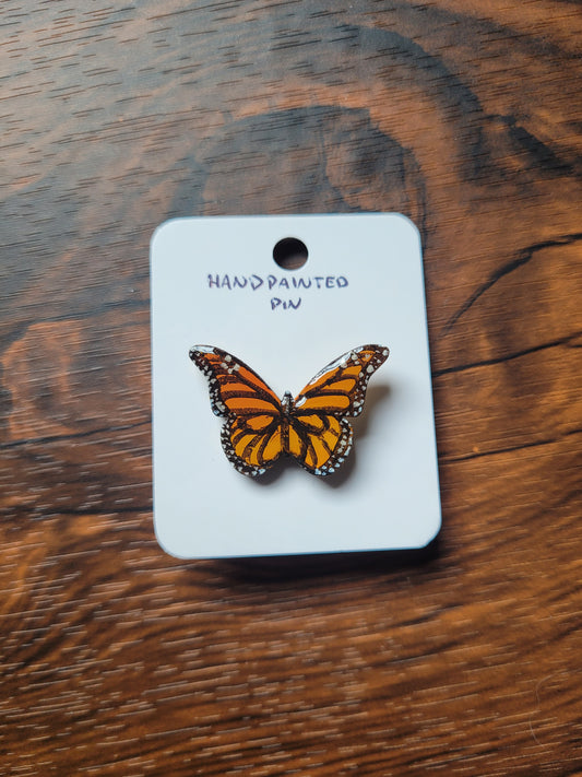 Painted Butterfly & Moth Pins
