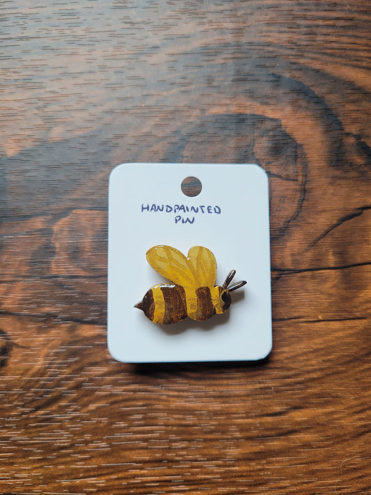 Painted Bee Pins