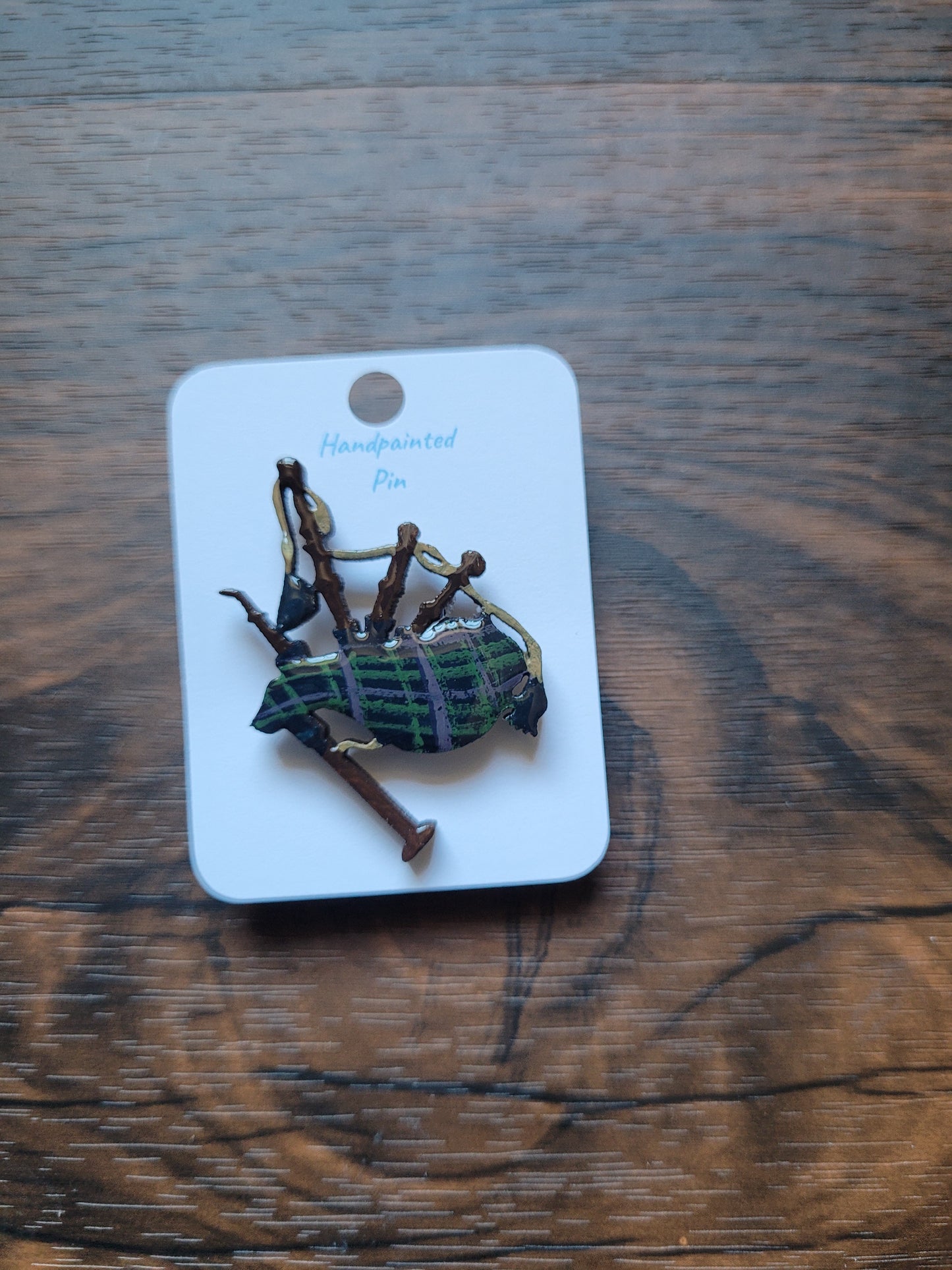 Painted Bagpipe Pins