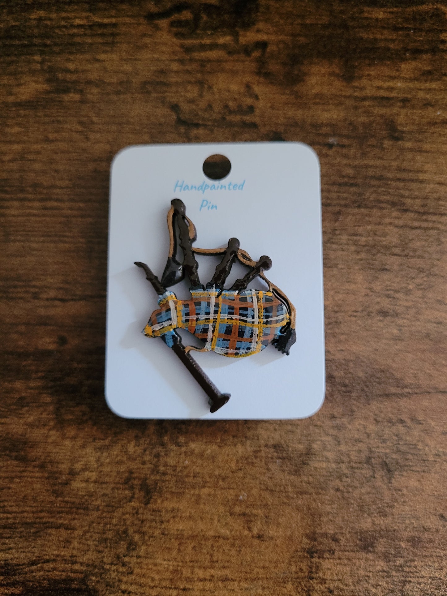 Painted Bagpipe Pins