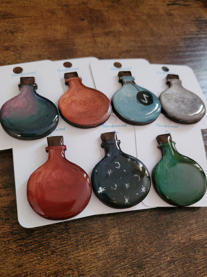 Potion Bottle Pins - Original Paintings