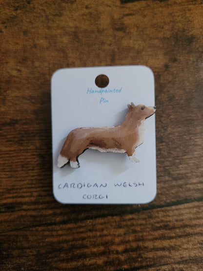 Cardigan Welsh Corgie Pins - Original Painted Pins