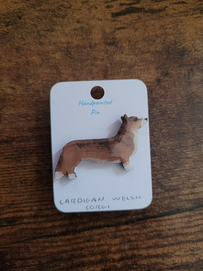 Cardigan Welsh Corgie Pins - Original Painted Pins