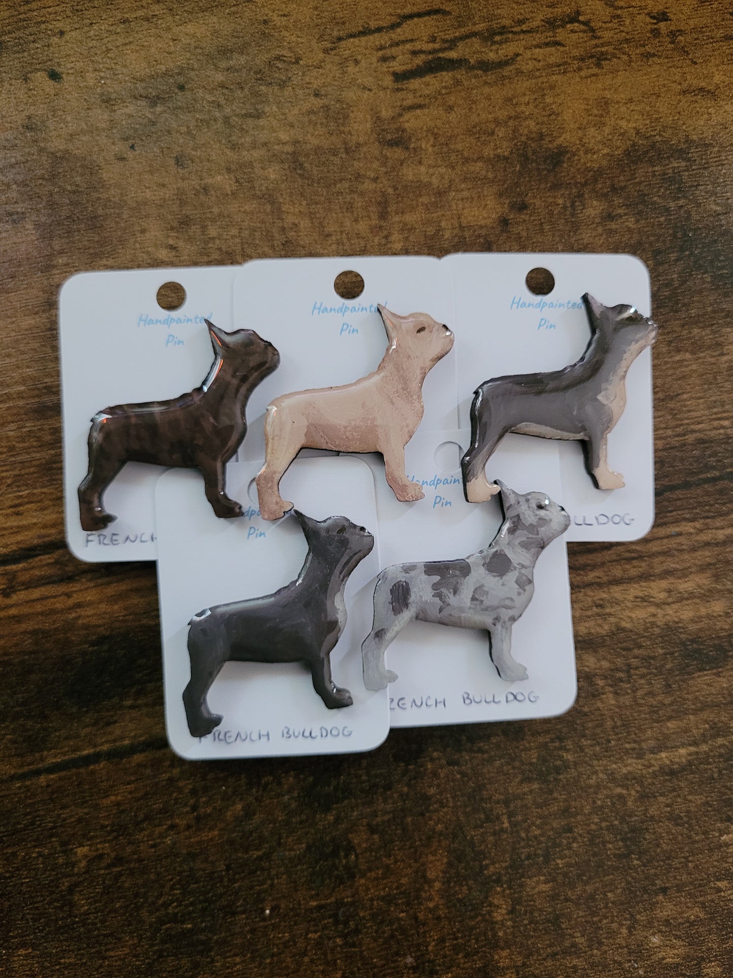 French Bulldog Pins - Original Painted Pins