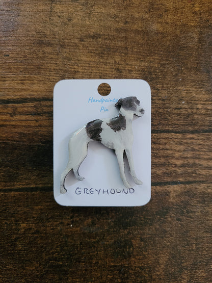 Greyhound Pins - Original Painted Pins