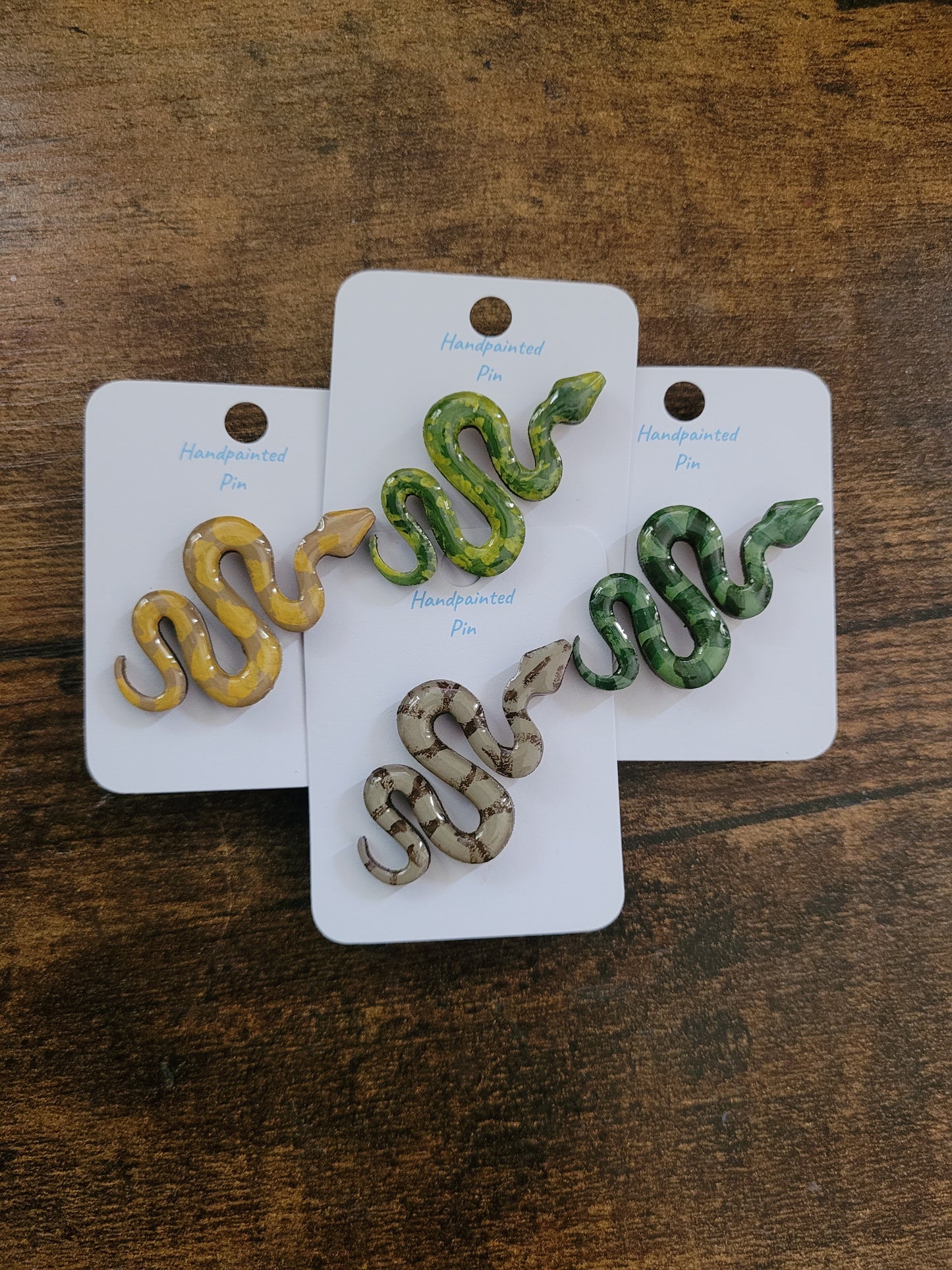 Snake Pins - Original Painted Pins