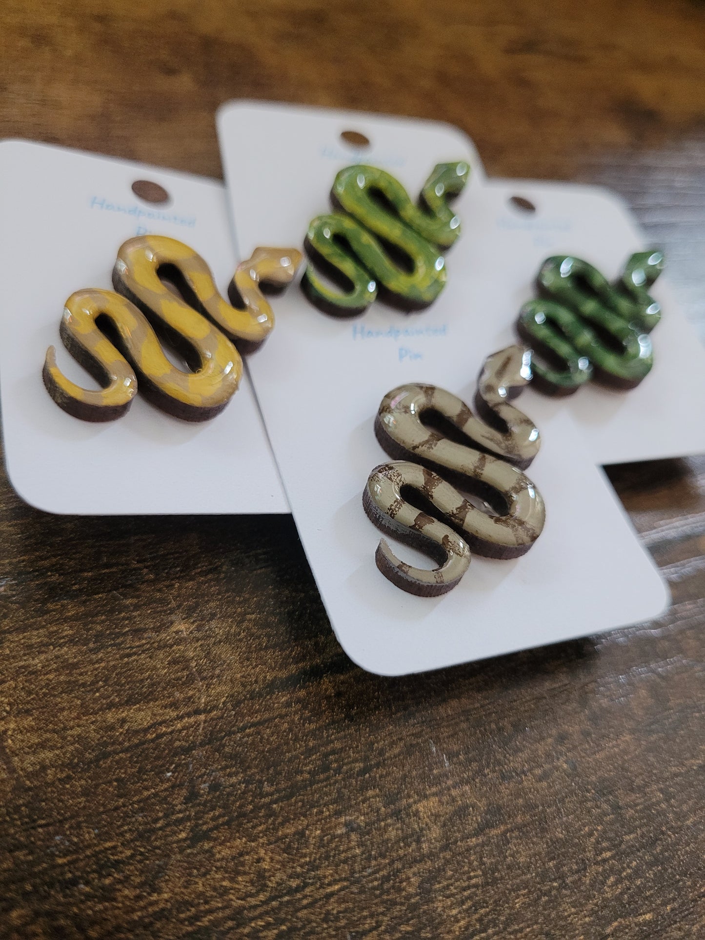 Snake Pins - Original Painted Pins