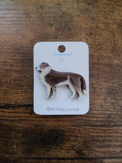 Border Collie Pins - Original Painted Pins