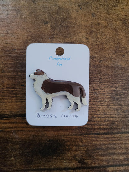 Border Collie Pins - Original Painted Pins