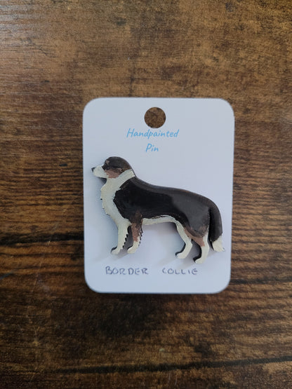 Border Collie Pins - Original Painted Pins