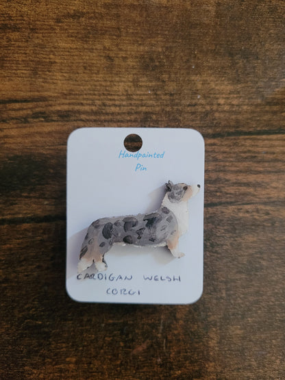 Cardigan Welsh Corgie Pins - Original Painted Pins