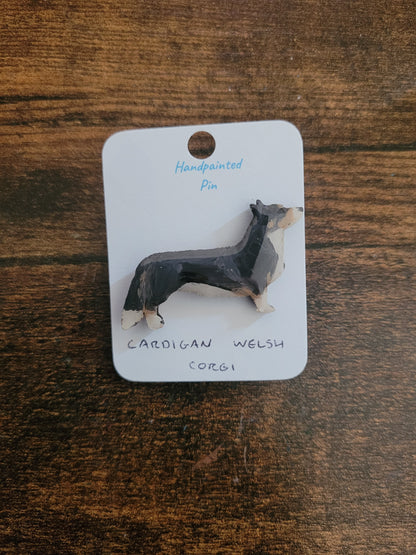 Cardigan Welsh Corgie Pins - Original Painted Pins