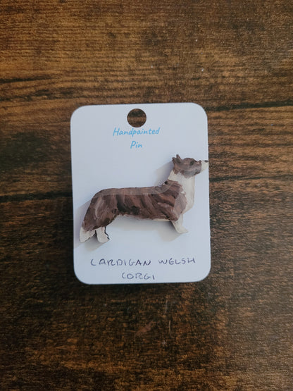 Cardigan Welsh Corgie Pins - Original Painted Pins