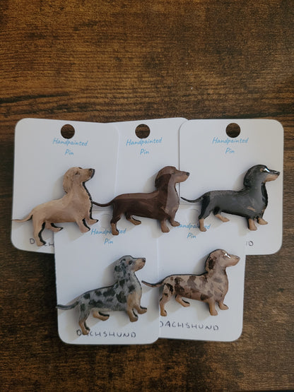 Dachshund Pins - Original Painted Pins