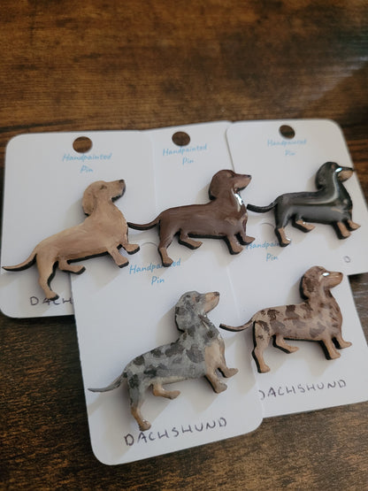 Dachshund Pins - Original Painted Pins