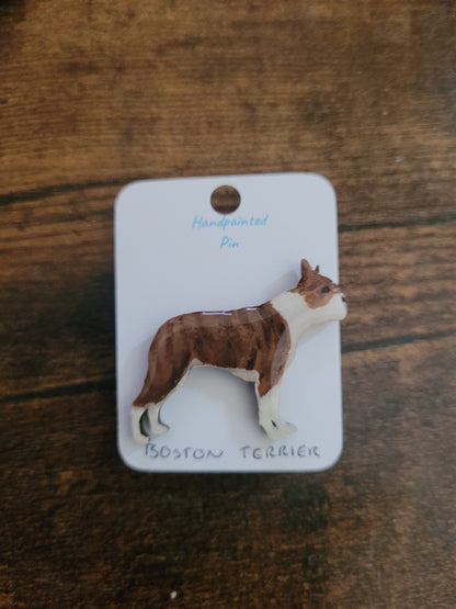 Boston Terrier Pins - Original Painted Pins