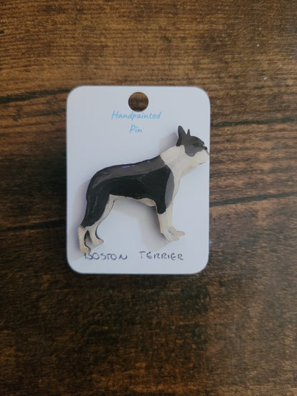 Boston Terrier Pins - Original Painted Pins